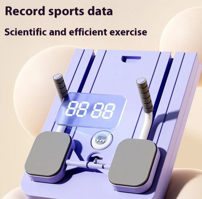 Foldable Ab Wheel Fitness Board