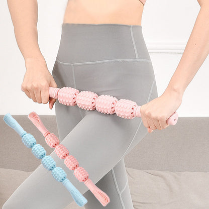 Yoga Four Roller Leg Muscle Relaxation Massage Stick