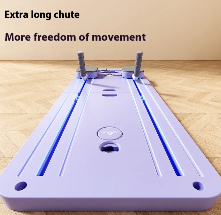 Foldable Ab Wheel Fitness Board