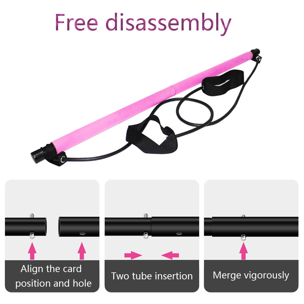Women’s Fitness Resistance Bar for Home Workouts