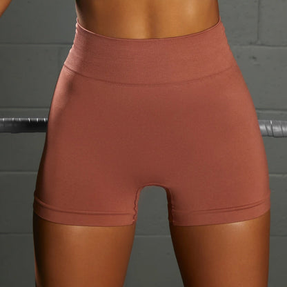 Seamless Knit Sports Bra and High-Waist Yoga Set